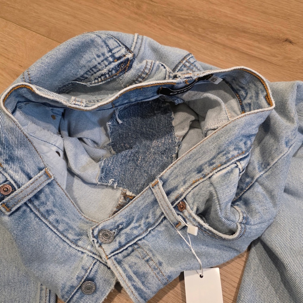 EB Denim Light Blue Straight Leg Jeans - Picture 8 of 15